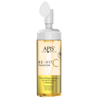 Apis Re-Vit C Home Care, rozświetlająca pianka do mycia twarzy z witaminą C, 150 ml - zdjęcie produktu