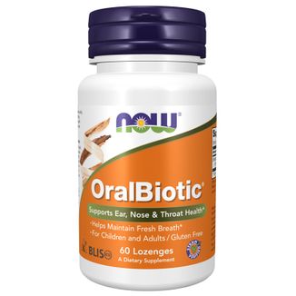 Now Foods OralBiotic, 60 tabletek do ssania - zdjęcie produktu