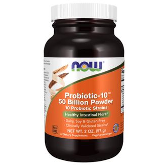 Now Foods Probiotic-10 50 Billion Powder, proszek, 57 g - zdjęcie produktu