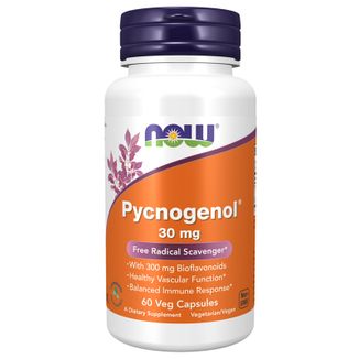 Now Foods Pycnogenol 30 mg, 60 kapsułek - zdjęcie produktu