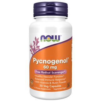 Now Foods Pycnogenol 60 mg, 50 kapsułek - zdjęcie produktu