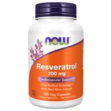 Now Foods Resveratrol 200 mg, 120 kapsułek - miniaturka zdjęcia produktu
