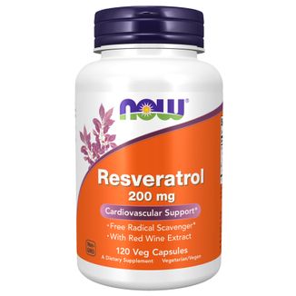 Now Foods Resveratrol 200 mg, 120 kapsułek - zdjęcie produktu