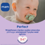 MAM Perfect, smoczek uspokajający, od urodzenia, silikonowy, ortodontyczny, Unprinted Matt, unisex, 1 sztuka - 2 MAM Perfect, smoczek uspokajający, od urodzenia, silikonowy, ortodontyczny, Unprinted Matt, unisex, 1 sztuka - miniaturka 2 zdjęcia produktu