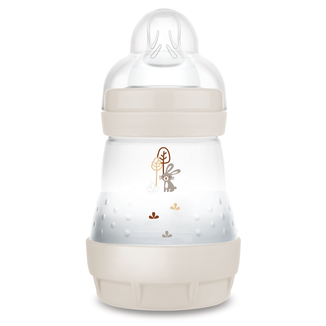 MAM Perfect Start Anti-Colic, butelka antykolkowa, ze smoczkiem silikonowym, Planet Love, unisex, od urodzenia, 160 ml USZKODZONE OPAKOWANIE - zdjęcie produktu