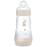 MAM Perfect Start Anti-Colic, butelka antykolkowa, ze smoczkiem silikonowym, Planet Love, unisex, od 2 miesiąca, 260 ml - miniaturka zdjęcia produktu