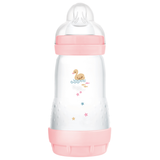 MAM Perfect Start Anti-Colic, butelka antykolkowa, ze smoczkiem silikonowym, Sealife, girl, od 4 miesiąca, 320 ml - miniaturka zdjęcia produktu
