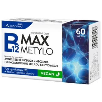 B12 Max Metylo, 60 sztuk - zdjęcie produktu