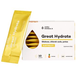 Aura Herbals Great Hydrate, ananas, 10 saszetek - zdjęcie produktu