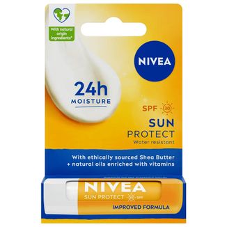 Nivea Sun Protect, pielęgnująca pomadka do ust, SPF 30, 4,8 g - zdjęcie produktu