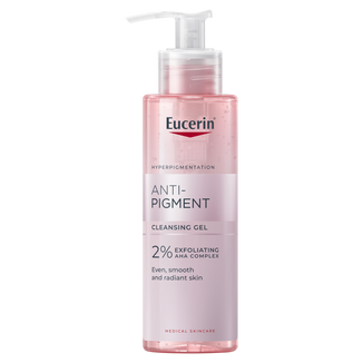 Eucerin Anti-Pigment, żel oczyszczający do twarzy ze złuszczającymi kwasami AHA 2%, 400 ml - zdjęcie produktu