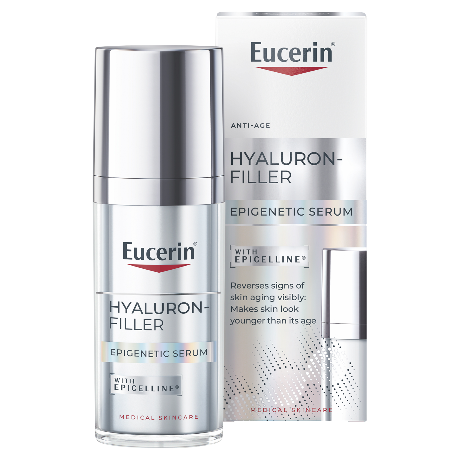 Eucerin Eucerin Hyaluron-Filler Epigenetic Serum, serum intensywnie nawilżające, reaktywujące geny młodości, 30 ml
