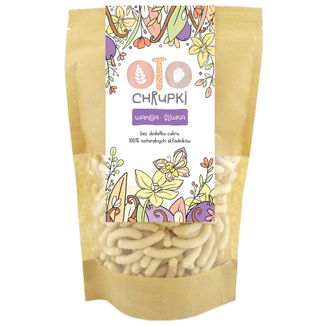 OtoLandia OTO Chrupki wanilia-śliwka, pałeczki, 25 g - zdjęcie produktu