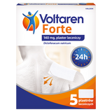 Voltaren Forte 140 mg, plaster leczniczy, 5 sztuk - miniaturka zdjęcia produktu