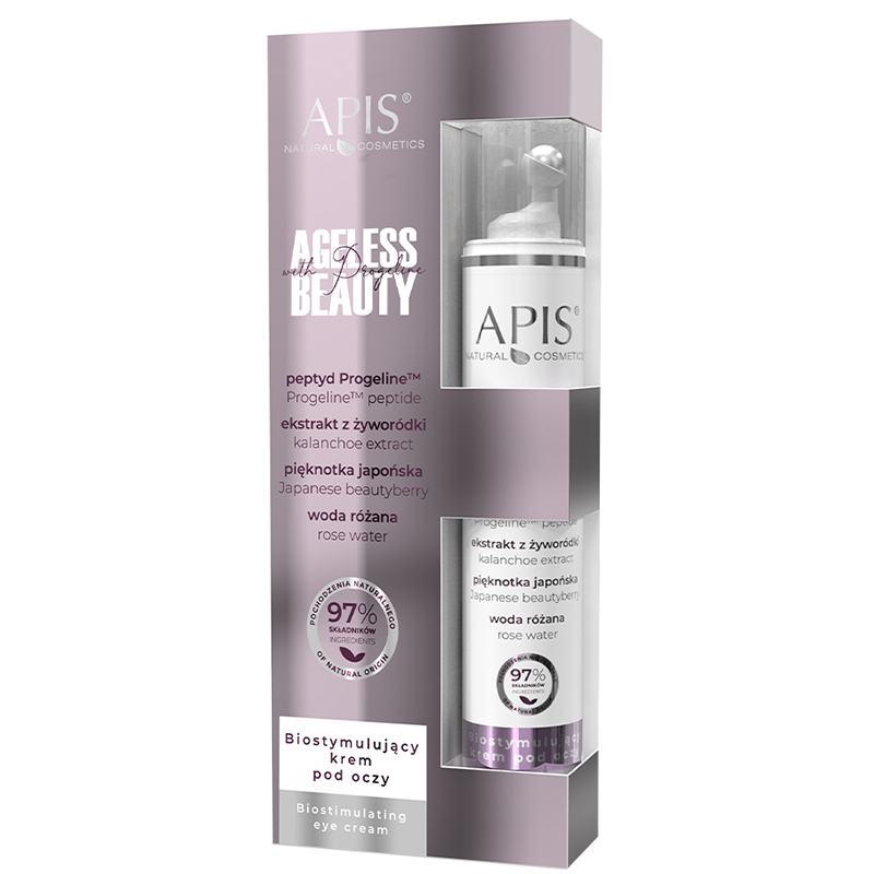 Nieznana Apis Ageless Beauty with Progeline, biostymulujący krem pod oczy, 10 ml