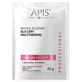 Apis Professional Couperose-Stop, maska algowa dla cery naczynkowej, z dziką różą i witaminą C, 20 g - miniaturka zdjęcia produktu