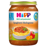 HiPP Danie Bio, spaghetti bolognese, po 1 roku, 250 g - miniaturka zdjęcia produktu
