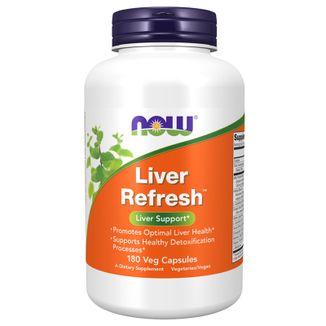 Now Foods Liver Refresh, 180 kapsułek wegańskich - zdjęcie produktu