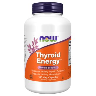 Now Foods Thyroid Energy, 180 kapsułek wegetariańskich - zdjęcie produktu