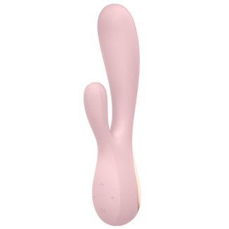 Satisfyer Mono Flex Connect App, wibrator króliczek sterowany aplikacją, różowy - zdjęcie produktu