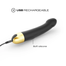 Dorcel Real Vibration M 2.0, realistyczny wibrator, czarno-złoty - miniaturka 2 zdjęcia produktu