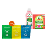 Zestaw Frosch, proszek do prania tkanin, owoc granatu 1,45 kg + koncentrat do płukania tkanin, owoc granatu, 750 ml + torby do segregacji odpadów, 3 sztuki gratis - miniaturka zdjęcia produktu