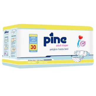 Pine, pieluchomajtki dla dorosłych, small, 30 sztuk - zdjęcie produktu