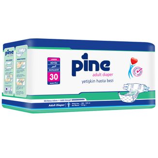 Pine, pieluchomajtki dla dorosłych, large, 70+ kg, 30 sztuk - zdjęcie produktu