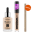 Zestaw Catrice HD Liquid Coverage Foundation 24H, podkład kryjący w płynie, 010 Light Beige, 30 ml + korektor do twarzy w płynie, 010 Porcellain, 5 ml + liner do brwi gratis - miniaturka  zdjęcia produktu