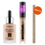 Zestaw Catrice HD Liquid Coverage Foundation 24H, podkład kryjący w płynie, 020 Rose Beige, 30 ml + korektor do twarzy w płynie, 020 Light Beige, 5 ml + liner do brwi gratis - miniaturka  zdjęcia produktu