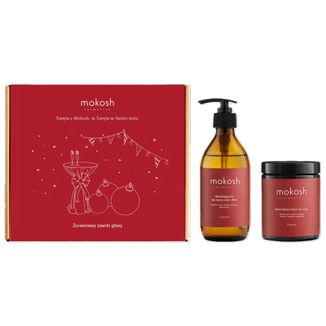 Zestaw Mokosh Żurawinowy Zawrót Głowy, nawilżający balsam do ciała, żurawina, 180 ml + nawilżający żel do ciała i dłoni, żurawina, 200 ml USZKODZONE OPAKOWANIE - zdjęcie produktu