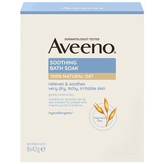 Aveeno, puder kojący do kąpieli, 8 x 42 g - zdjęcie produktu