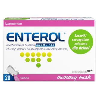 Enterol, 250 mg, 20 saszetek - zdjęcie produktu