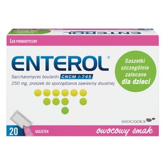 Enterol, 250 mg, 20 saszetek - zdjęcie produktu