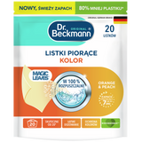 Dr. Beckmann, listki piorące, Orange&Peach, kolor, 20 sztuk - miniaturka zdjęcia produktu