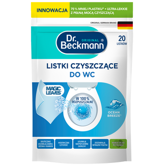 Dr Beckmann, listki czyszczące do WC, Ocean Breeze, 20 sztuk - zdjęcie produktu