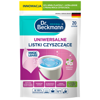 Dr. Beckmann, listki czyszczące, uniwersalne, Spring Fresh, 20 sztuk - zdjęcie produktu