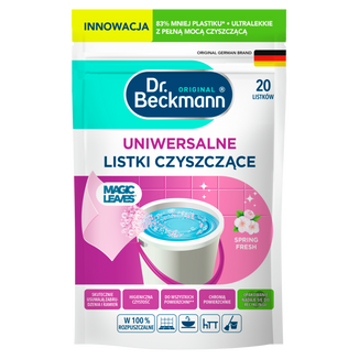 Dr. Beckmann, listki czyszczące, uniwersalne, Spring Fresh, 20 sztuk - zdjęcie produktu