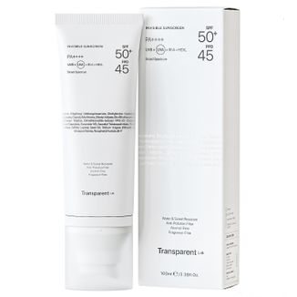 Transparent Lab Invisible Sunscreen, niewidoczny krem przeciwsłoneczny, SPF 50+, 100 ml - zdjęcie produktu