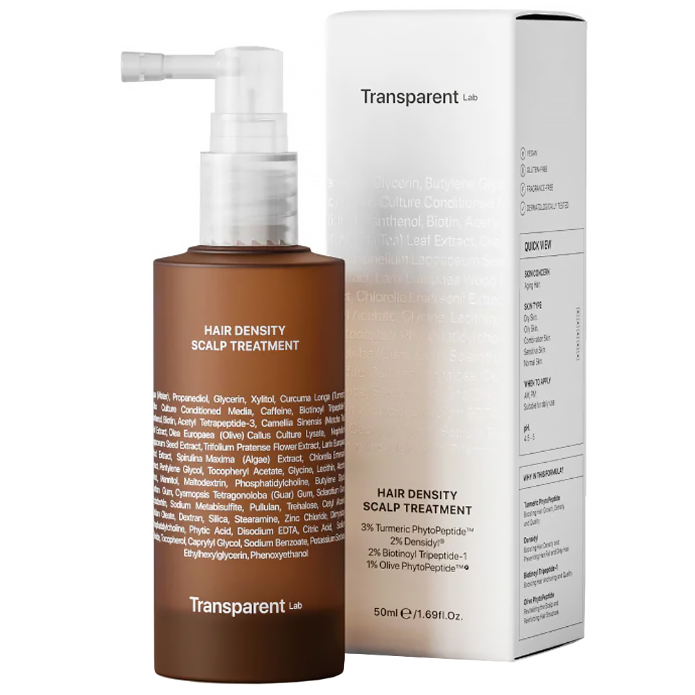 Transparent Lab Transparent Lab Hair Density Scalp, Kur stimulierend Haarwachstum, 50 ml — Inhaltsstoffe und Bewertung