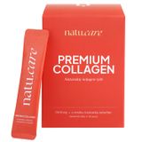 Natu.Care Premium Collagen 5000 mg, smak truskawka-rabarbar, 30 saszetek - miniaturka zdjęcia produktu