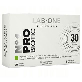 Lab One No 1 ProBiotic, 30 kapsułek USZKODZONE OPAKOWANIE - zdjęcie produktu