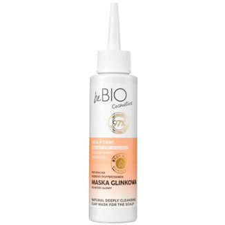 beBIO Cosmetics Baby Hair Complex Scalp Care, naturalna głęboko oczyszczająca maska glinkowa do skóry głowy, 100 ml - zdjęcie produktu