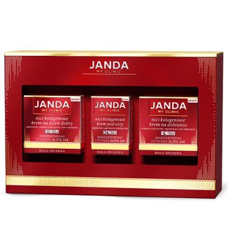 Zestaw Janda My Clinic Nici Kolagenowe 50+, krem na dzień dobry, 50 ml + krem na dobranoc, 50 ml + krem pod oczy, 15 ml - zdjęcie produktu
