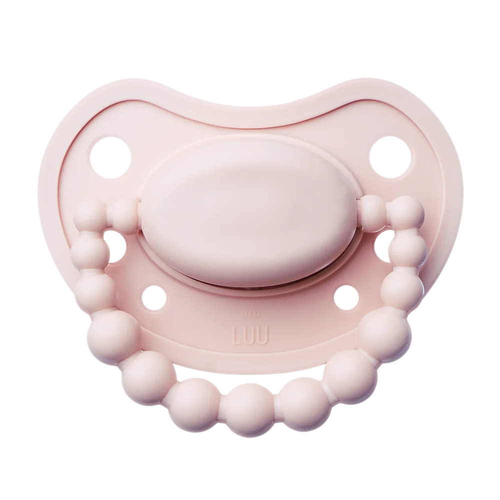Ортодонтическая пустышка Luu Kids, силиконовая, от 6 месяцев, оттенок Blush, 1 sztuka