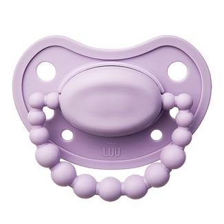 Luu Kids, smoczek uspokajający, pozycjonujący, silikonowy, French Lavender, 0-3 miesiące, 1 sztuka - zdjęcie produktu