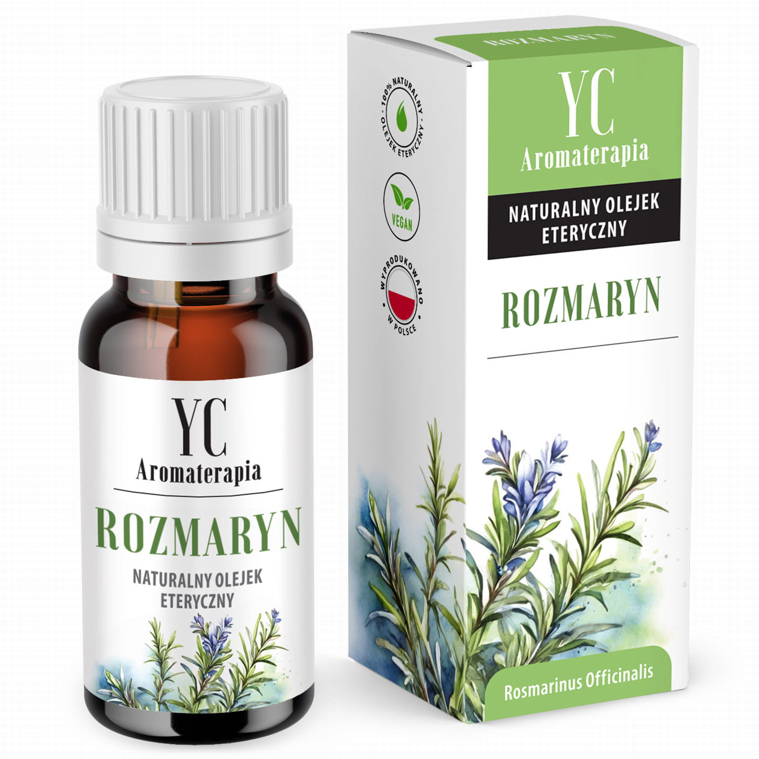 Your Candle Your Candle, naturalny olejek eteryczny, rozmaryn, 10 ml — Składniki i ocena