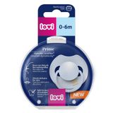Lovi Prime, smoczek uspokajający, silikonowy, dynamiczny, Baby Blue, 34/416, 0-6 miesięcy, 1 sztuka - miniaturka zdjęcia produktu