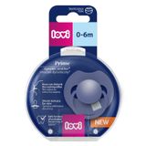 Lovi Prime, smoczek uspokajający, silikonowy, dynamiczny, Blue, 34/417, 0-6 miesięcy, 1 sztuka - miniaturka zdjęcia produktu
