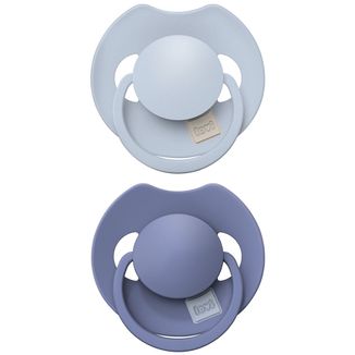 Lovi Prime, smoczek uspokajający, 6-18 miesięcy, silikonowy, dynamiczny, Baby Blue/Blue, 2 sztuki - zdjęcie produktu